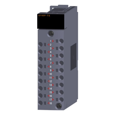 QY40P-TS 三菱PLC输出模块 弹簧夹端子台连接型模块QY40P-TS原装价格好